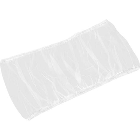 Funda para jaula de pájaros, funda de malla, jaula protectora para periquitos y canarios, recogedor de semillas, blanco, S (1/5)