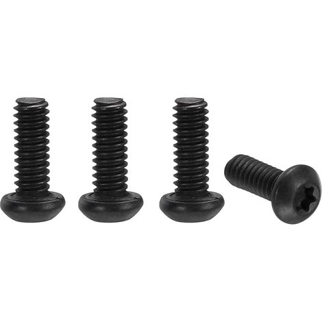 4Pcs Vis De Clip De Poche Tête Torx T6 Noir Pour Fixation De Lame (1/5)