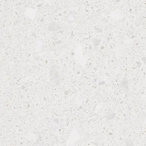 Carrelage sol / mur effet terrazzo blanc brillant 80x80 cm  MISCELA NACAR POLISHED(vendu par boite de 1.26m2) (1/3)