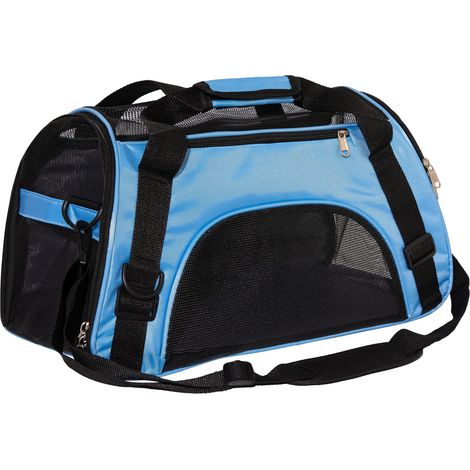Sac De Transport Pour Animaux - 48 X 25 X 27 Cm - Maille Transpirante - Approuvé Avion - Pour Chats Chiens Petits Et Moyens - 1 Pièce (1/5)