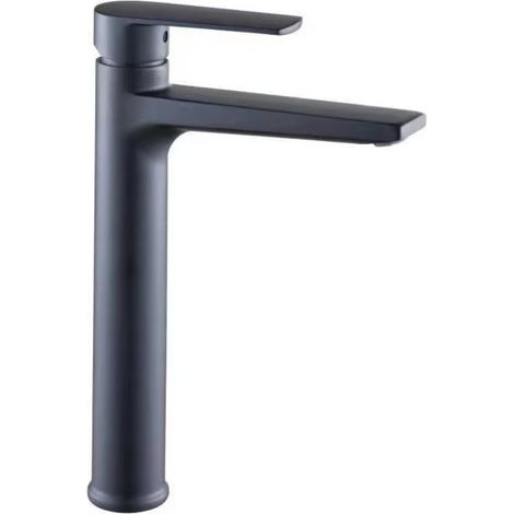 Foreign Trade Washbasin Faucet, Hot and Cold Water, Household Bathroom Sink, Washbasin, Vanity, Single Faucet - Black Gaotianfu Model