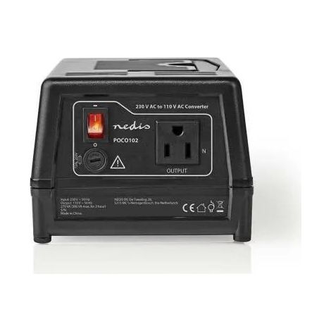 Nedis POCO102 Convertidor de alimentación Negro 300 W