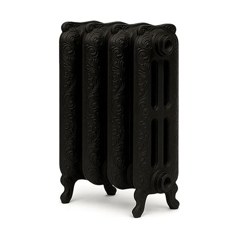 Radiateur fonte noir sur pieds - Hauteur 710mm - Longueur 360mm - 303 watt - 4 éléments - OXF710/360FB3