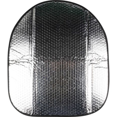 Thermo-Lenkradschutz, Sonnen- und Hitzeschutz-Lenkrad, Lenkradabdeckung 50x44 cm silber