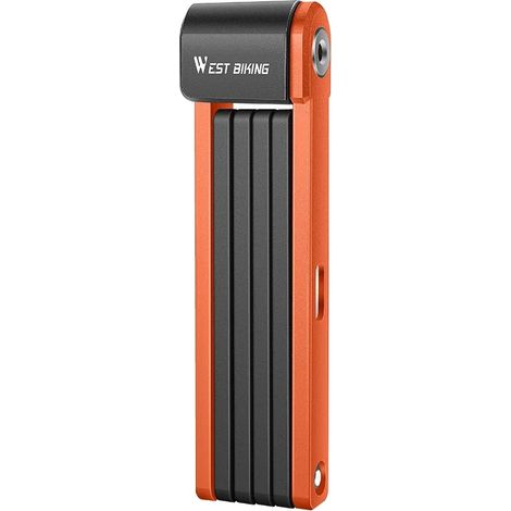 Verrou de disque, design pliable, protection antivol, Orange (1/2)