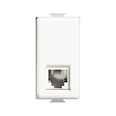 Am5958/11N Connecteur Téléphonique RJ11 K10 Blanc Mat