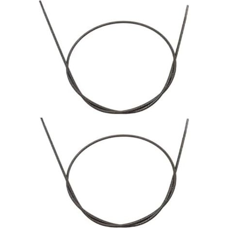 Lot de 2 tiges d'entraînement flexibles pour débroussailleuse Stihl FS55 FS85 FS75 FS80 1,44 m Pièce rechange 4130 711 3210 -
