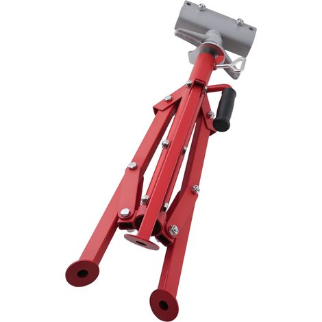 Adjustable Pipe Jack Stand With Roller Head 2500lbs 32-55in Steel Support (1/5)