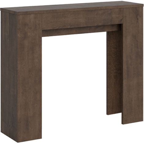 Consolle allungabile slim 8 posti in nobilitato Noce - SLICK (1/3)