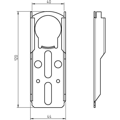 Rademacher Gegenlager Fertigkasten 4020