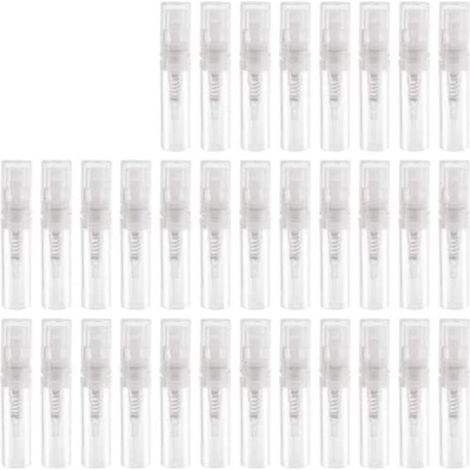 80Pc 3ML Clear Plastic Spray Bottles Cosmetic Packaging Perfume Bottles Liquid Atomizer Sprayer Containers Easy to Use Approx. (1/5)