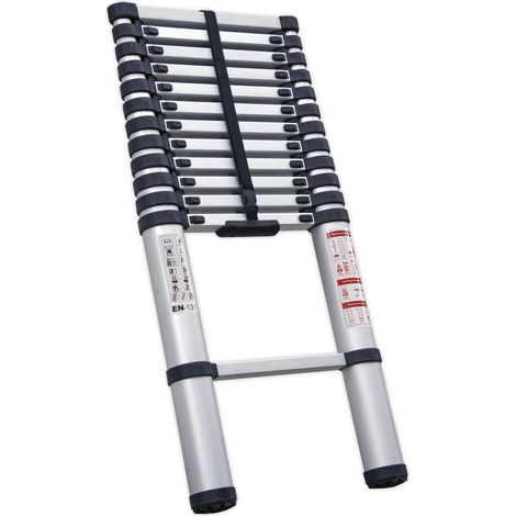 Sealey Aluminium Professional Telescopic Ladder 13-Tread - EN 131 ATL13 (1/2)