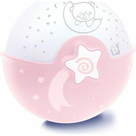 Infantino Nachtlicht und Projektor 2-in-1 Rosa