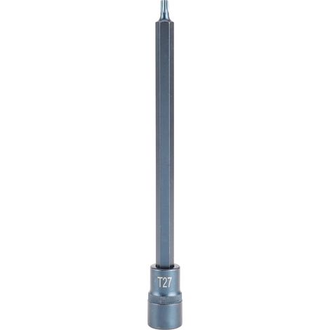 Embout de tournevis étoile T27, douille carrée 1/2 pouce, acier allié S2, outil de quincaillerie pour clé à chocs (1/5)