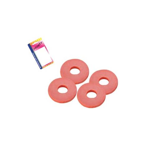 GUARNIZIONE RANELLA IN GOMMA PER TAPPI MECCANICI IN BLISTER- - ø mm.24 foro ø mm.8 spessore mm.3 - in bl.10 pz - 12 blister