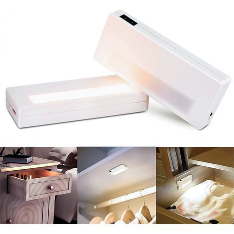 Faretto led adesivo 2pz magnetica armadio luce fredda lampada emergenza casa (1/5)