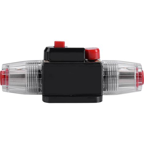 Disjoncteur voiture 12V-24V avec réarmement automatique, protection pour système audio/vidéo et onduleur (20A) (1/4)