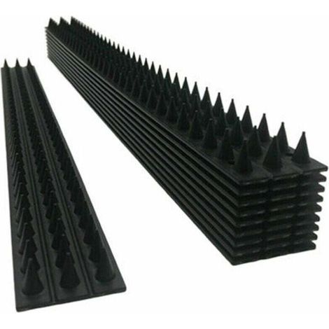 10er-Set Vogelabwehr-Spikes für Wandzäune – Abwehrmittel mit Spikes zum Fernhalten von Vögeln. FLITI (1/4)