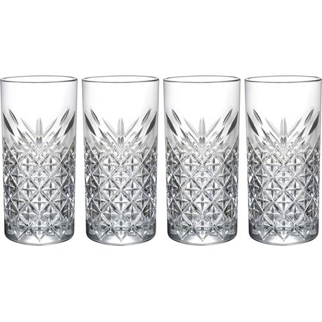 Série Timeless Lot de 4 verres à long drink 45 cl Transparent (1/5)