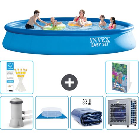 Intex Piscine Easy Set Ronde - 457x84 cm - 7-pièces  S278 (1/5)
