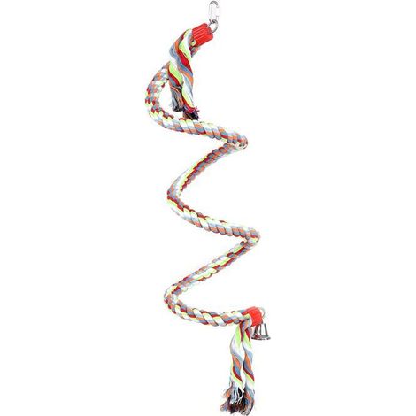 Balançoire pour perroquet de 1,6 mètre, jouets debout pour escalader, fournitures pour oiseaux pour perroquets de grande, moyenne et (1/5)