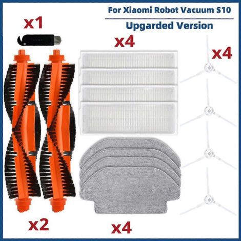 Compatible avec les aspirateurs robots Xiaomi S10, S12, T12 et B106GL. Accessoires inclus.