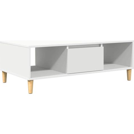 Maison Exclusive - Tavolino da salotto Bianco 102 x 55 x 35 cm Legno multistrato