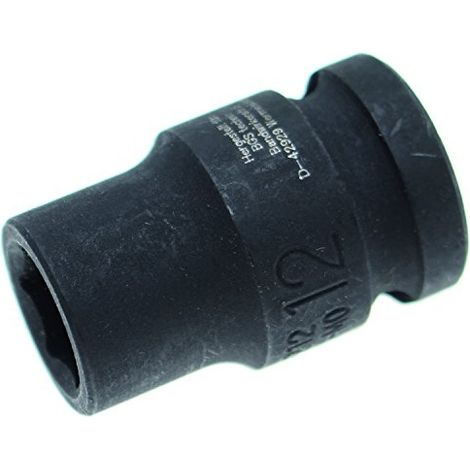 BGS TECHNIC - DOUILLE À CHOC 12 MM 1/2'' COURTE HEXAGONALE