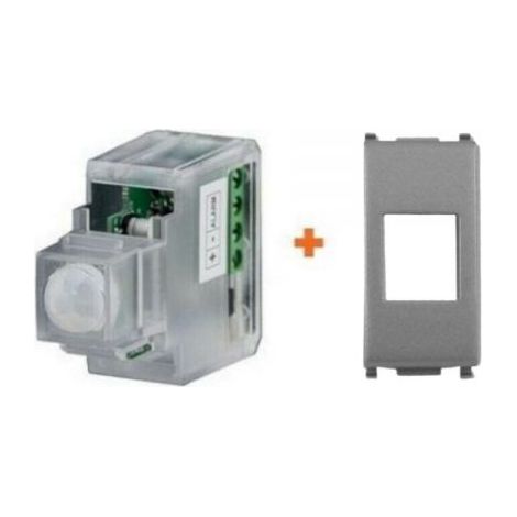 CSI Keystone sensore infrarossi 12V incasso filare compatibile Vimar Plana Silver Argento