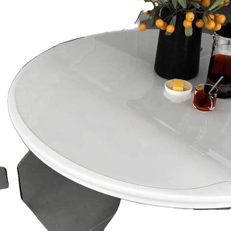 Protecteur de table, Imperméable, Résistant à la chaleur, Transparent (1/2)