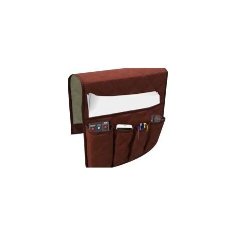 Organiseur d'accoudoir de canapé, chaise inclinable suspendue étanche avec sac de rangement à 5 poches (1/5)