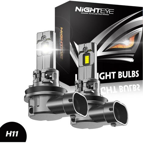 2x phares LED H11 70W 30000LM lampes halogènes homologuées Canbus sans erreur (1/5)