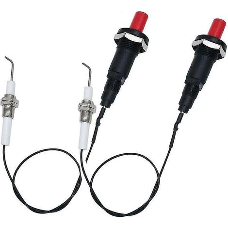 Kit d'allumage piézoélectrique Spaker compatible avec les fours et plaques de cuisson à gaz - Ensemble de 2 pièces (1/5)