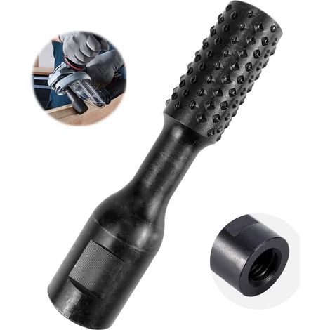 Fraise a Cylindrique Bois Sculpture, 20 mm Dents rugueuses Outil de Sculpture sur Fraise Metal Bois, Fraise carbure pour Sculpture sur Bois Foret de Polissage (1/5)