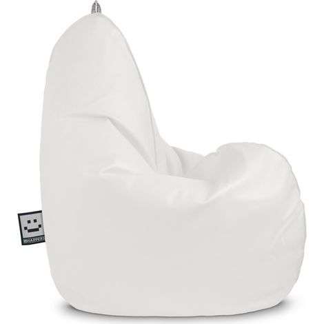 Puff Relax Polipiel Blanco Infantil Happers (1/6)