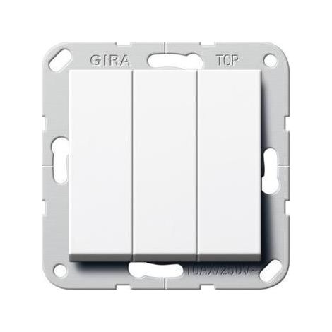 Gira Wipptaster-Modul reinweiß 3S UP IP20 System 55 284403 (1/5)