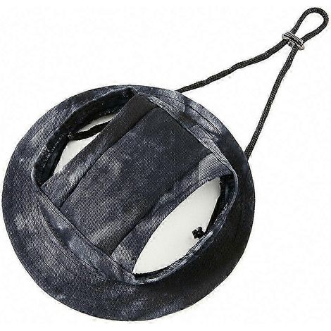 UV-beständige Kappe für mittelgroße und große Hunde, Fischerhut mit Ohrenlöchern, ideal für Wanderungen im Freien, Sonnenschutz, verstellbar für kleine und große Hunde (1/5)