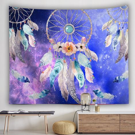 Tapestry Murale - Rêveuse - Impression Numérique Haute Définition - 100 x 150 cm - Pour Décoration Intérieure Extérieure - 1 Pièce (1/3)