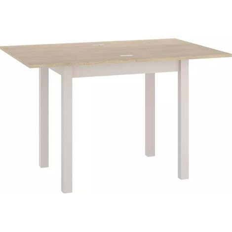 Table extensible pliable carrée bois clair cachemire 8 pers ATLANTISZ3 (1/5)