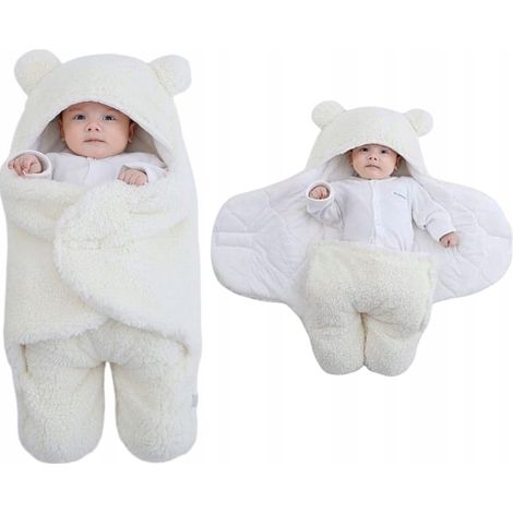 Saco de dormir tipo manta para bebés: cálido y suave. (1/4)