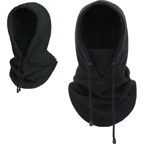 Cagoule Hiver Home, Balaclava Chapeau, Cagoule Polaire Hiver, Bonnet Cache Cou, Bonnet Cagoule Capuche Coupe-Vent et Chaude pour Homme et Femme (1/5)