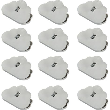 Clip Pour Sachet Alimentaire - 7 cm x 5 cm - Fermeture Étanche - Usage Cuisine et Bureau - Lot de 12 (1/5)
