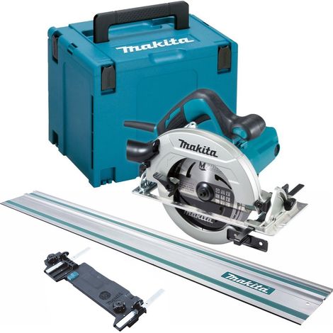Makita HS7611J 240v Circular Saw 190mm 1600w 5500 RPM + MakPac Case + 1 x Rail (1/4)
