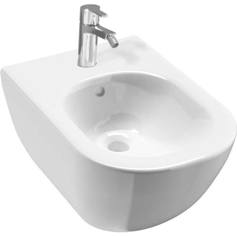Jika Mio - Bidet sospeso, con foro per miscelatore, bianco H8317120003021