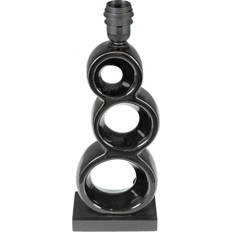 Silves Tischplatte Basis 1xe27 l.15,5xw.9xh.40cm schwarz
