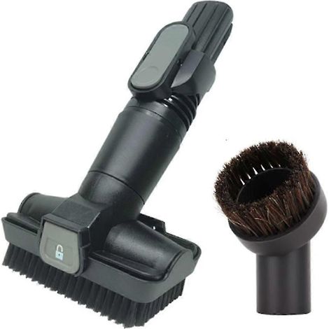 Ensemble de brosses suceur plat pour aspirateur balai sans fil Shark Pet IX141 IZ462H IZ163H accessoires de brosse 2 en 1 amovibles gris (1/5)
