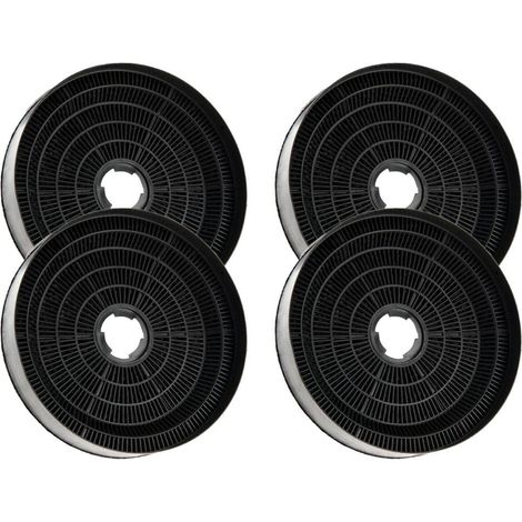 Filtro de carbón AllSpares (2 uds.) para campanas extractoras compatibles con Candy KFC6918 y Airlux CR390 (Ø170x35mm) (1/5)