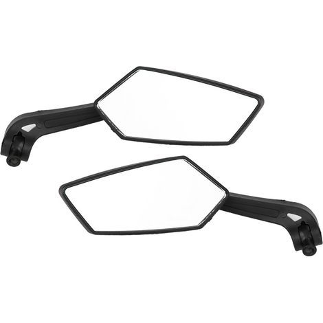 Schwarzes Retro-Motorrad-Seitenspiegel-Set, 2er-Set (links & rechts) für den Lenker (1/5)