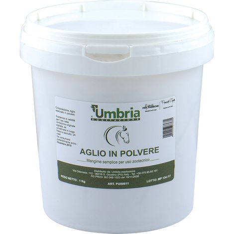 Ail en poudre pour chevaux, stimule la digestion et éloigne les insectes 1 kg