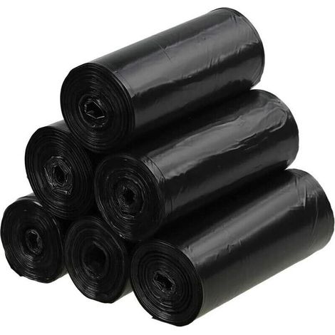 Lot de 150 Sachet Poubelle 40L Sacs Poubelle en Plastique Noir